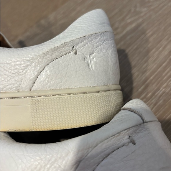 Frye White Leather Women's Sneakers 8 - Picture 6 of 8